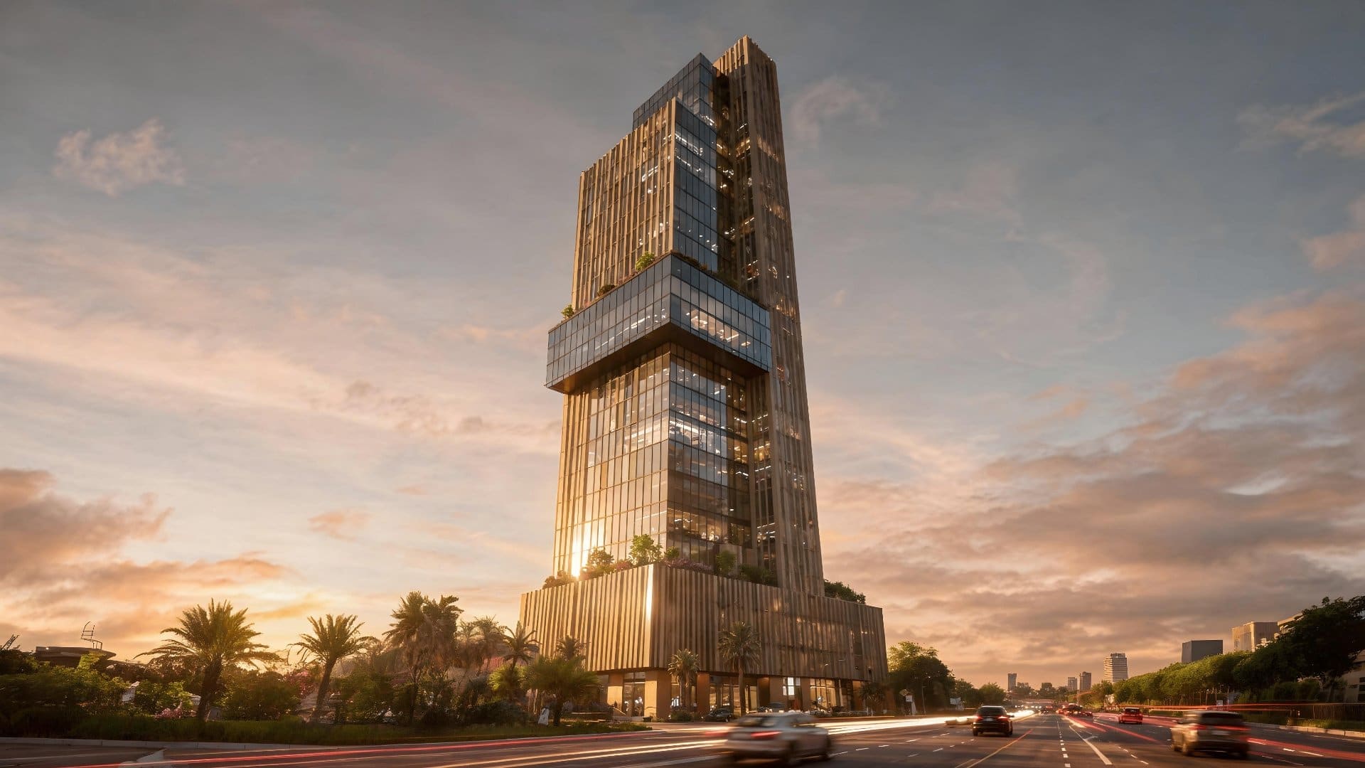 Skyline tower